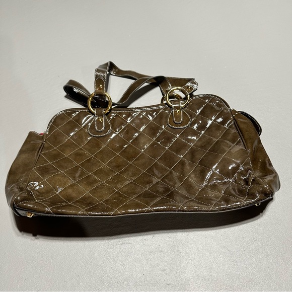 Vintage Maurizio Taiuti Leather Bag - Army Green - Picture 1 of 13